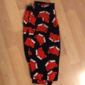 LuLaRoe Fox Leggings OS EUC